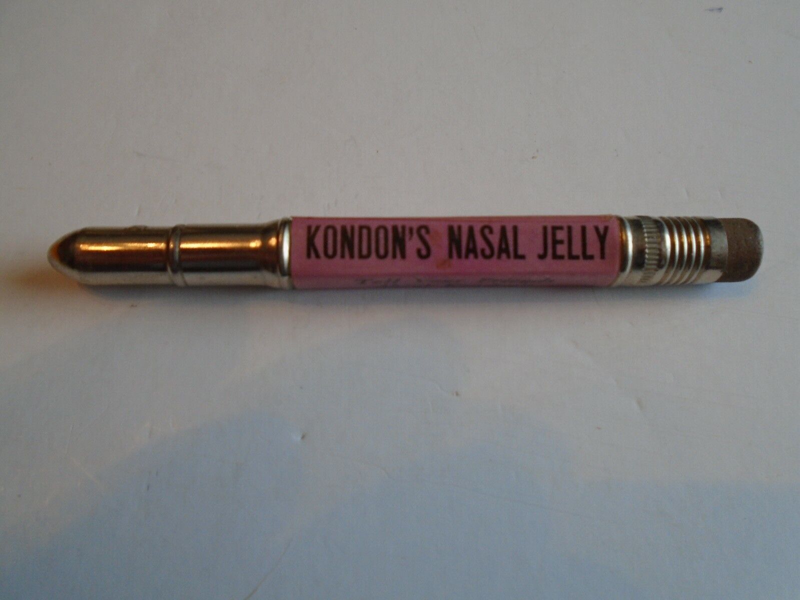 Vintage Square Bullet Pencil - Kondon's Nasal Jelly