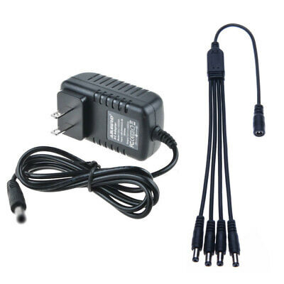 12vdc 2a Power Supply &4way Split For Cctv Security Camera Q-see Night Owl Zmodo
