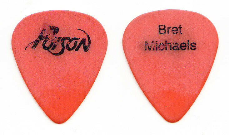 Poison Bret Michaels Signature Orange Guitar Pick - 2003 Tour