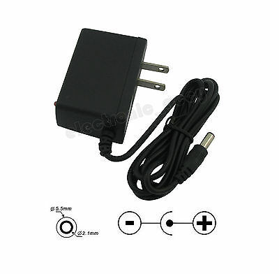 Ac Converter Adapter Dc 9v 1a 1000ma Power Supply Charger Us Plug 5.5 X 2.1mm