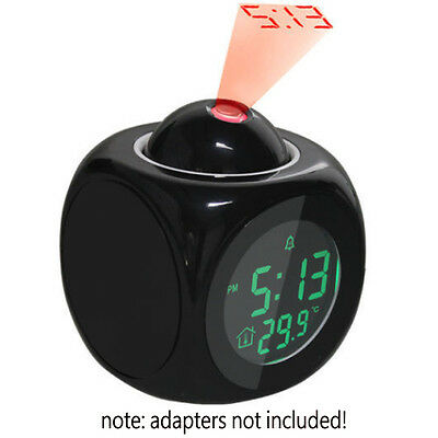 New Projection Alarm Clock Talking Lcd Multi-function Time & Temperature Display