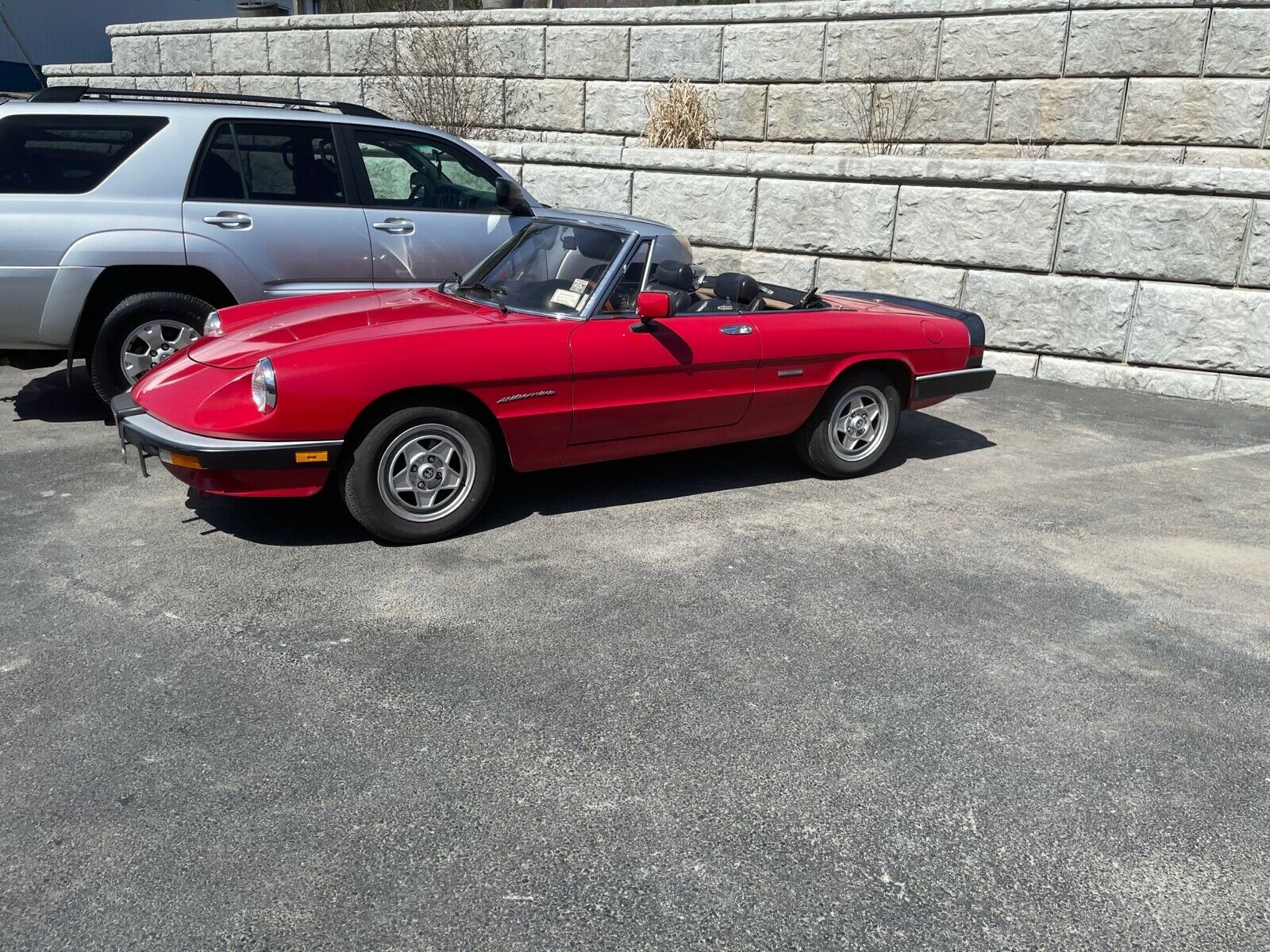 1986 Alfa Romeo Spider 2000 Spider 1986 Alfa Romeo Spider Convertible Red Rwd Manual 2000 Spider