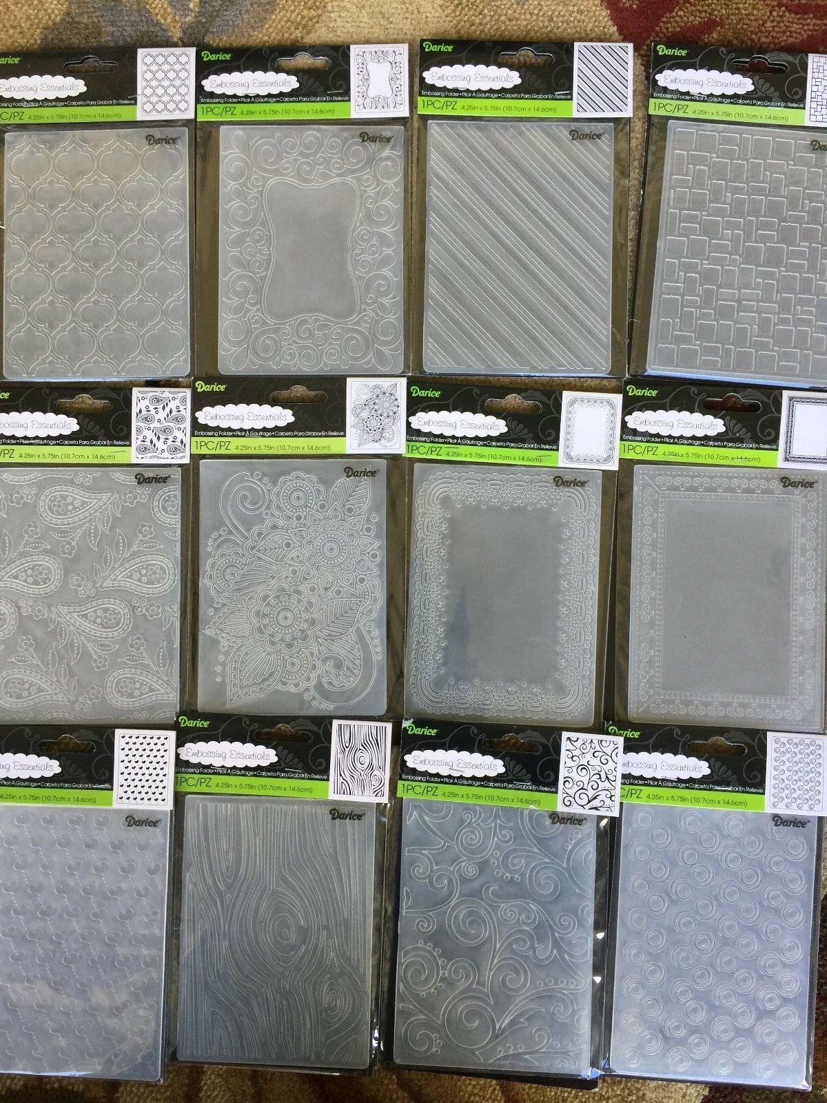 Darice Embossing Folders Lot To Choose From New
