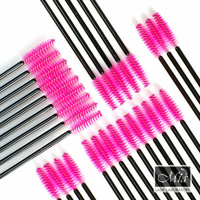 Disposable Mascara Wand Pink Brush Eyelash Extension Makeup