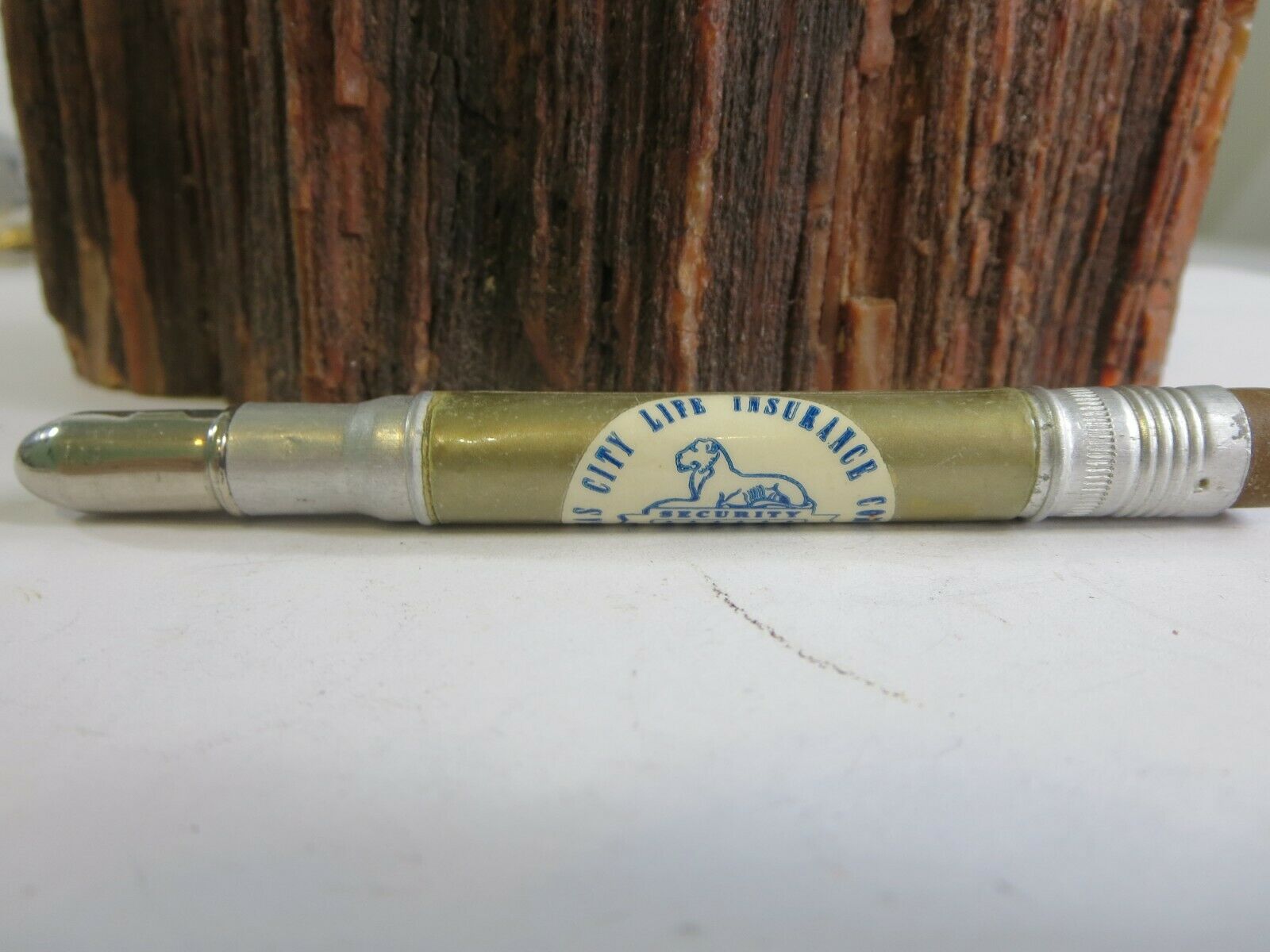 Vintage Kansas City Life Insurance Co Kansas City, Missouri Bullet Pencil E3