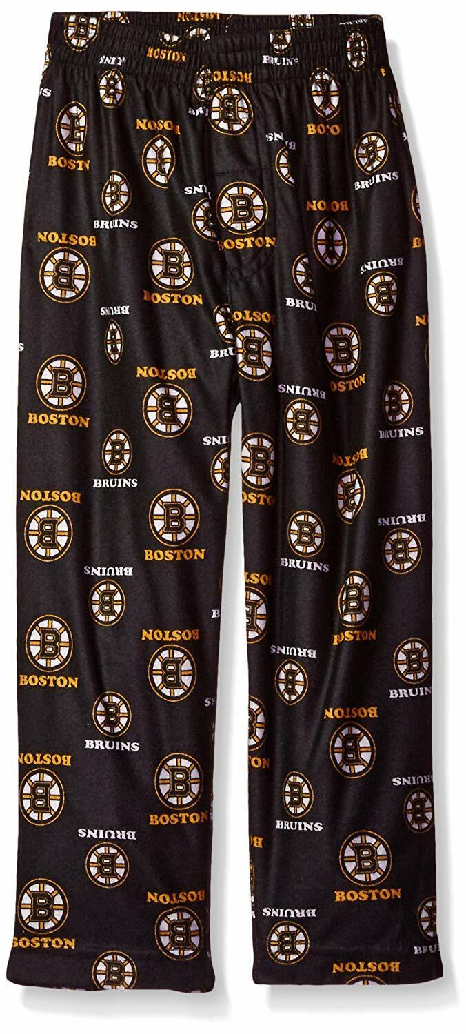 Boston Bruins Flannel Pajama Lounge Pants Youth Large 14/16 Free Shipping