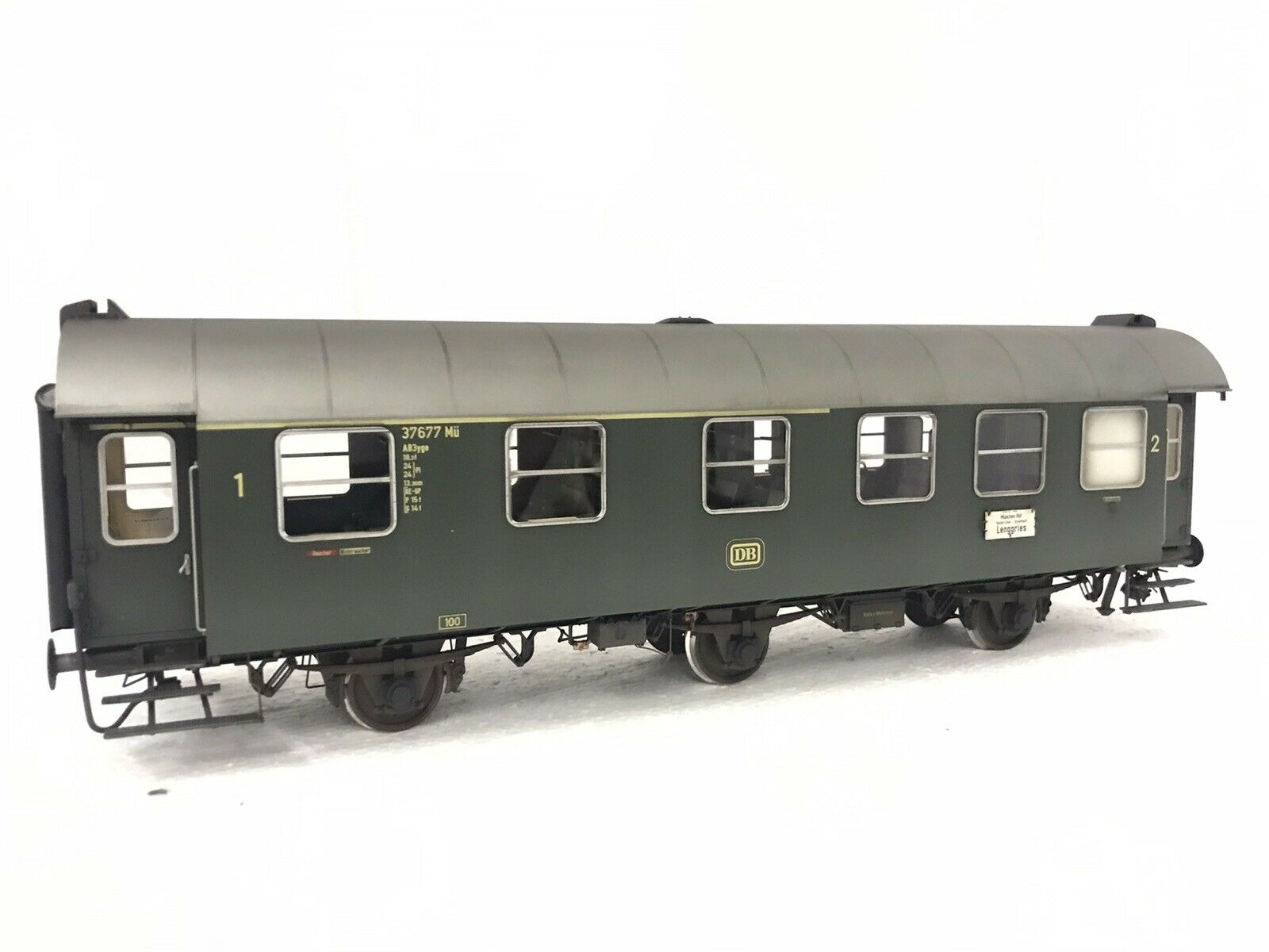 4 Wunder Gauge 1 Conversion Wagon 3yg Wagon Brass Dog Aged Boxed For Km1 Kiss